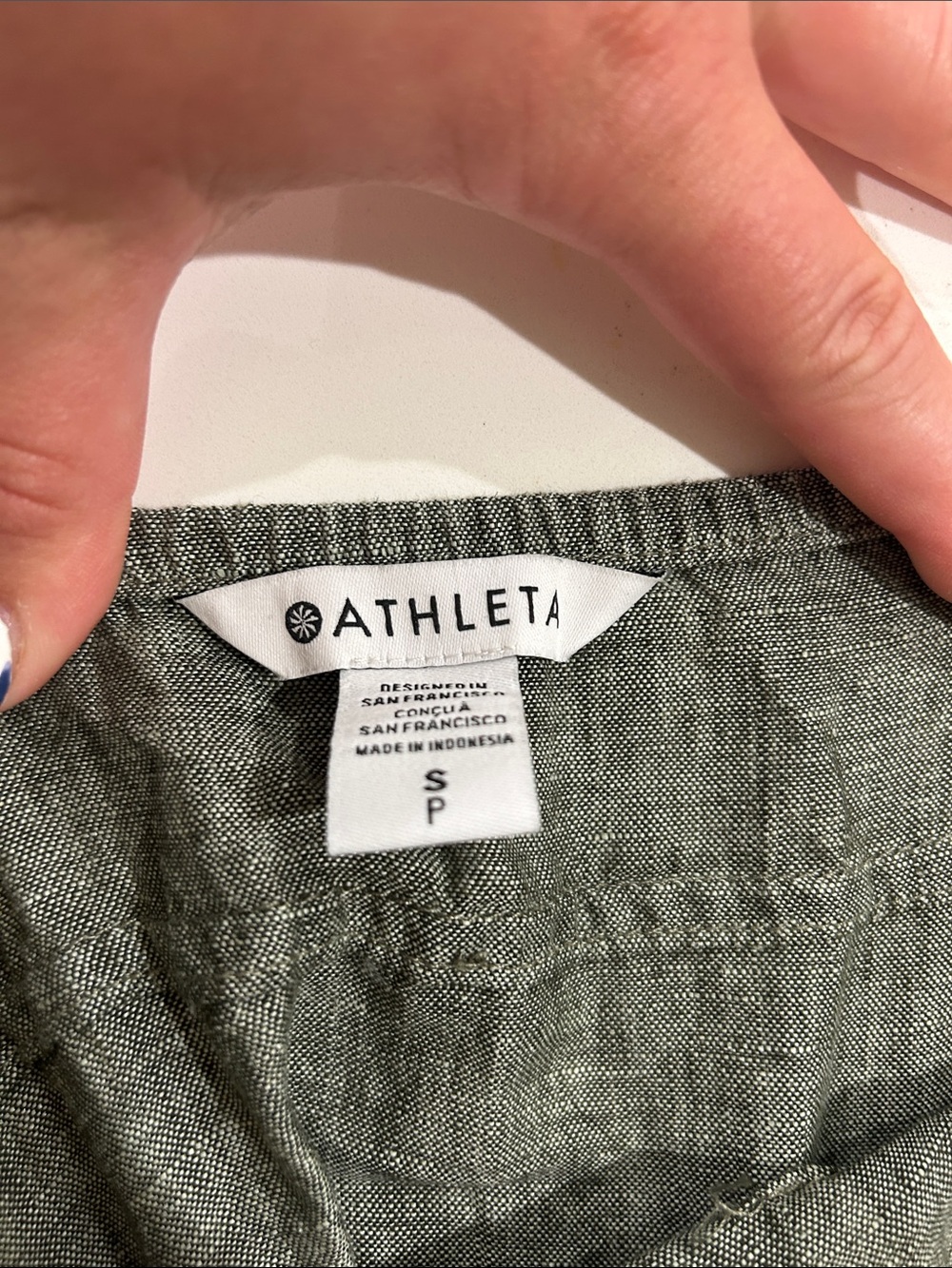Athleta Voyager Linen Tank Top - Picture 4 of 6